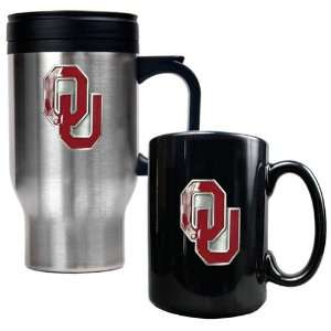   Travel Mug And Ceramic Mug Set:  Sports & Outdoors