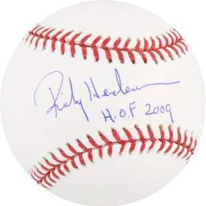  Rickey Henderson Autographed Baseball  Details: HOF 09 