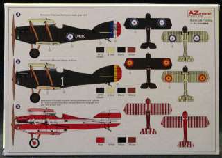 72 AZ Models MARTINSYDE F 4 BUZZARD Fighter  