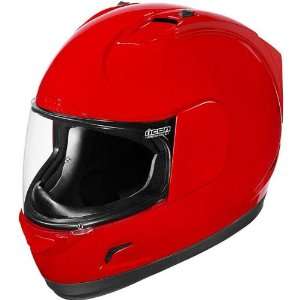  Icon Solid Mens Alliance Street Racing Motorcycle Helmet 