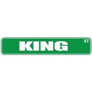   KING ST  STREET SIGN