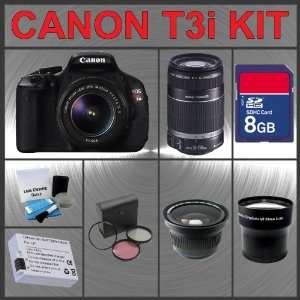 55mm IS II Lens + Canon EF S 55 250mm f/4.0 5.6 IS Telephoto Zoom Lens 