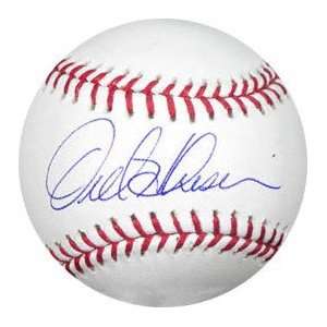  Orel Hershiser Autographed Baseball
