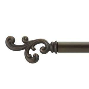  Orly Drapery Rod Antique Bronze: Home & Kitchen