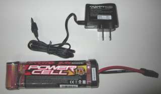   7Cell 8.4V 3000mAh NiMh Power Cell Stick Battery w/Wall Charger  