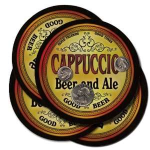  Cappuccio Beer and Ale Coaster Set: Kitchen & Dining