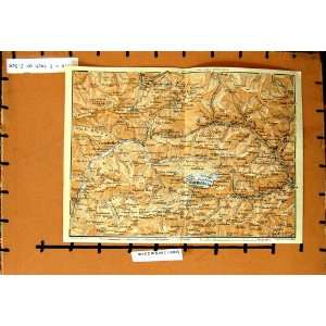  MAP 1929 TIROL CAPRILE MARMOLATA ARABBA MOUNTAINS: Home 