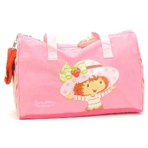   Duffle Bag with Gift Strawberry Shaped Coin Bag, Size Approximately 18