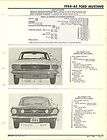Motors Crash Book Illustrations 1966 1965 Ford Mustang and 