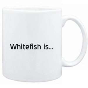 Mug White  Whitefish IS  Usa Cities 