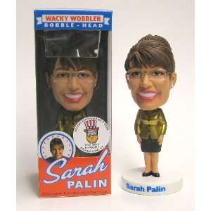 RARE! Funko Wacky Wobbler Sarah Palin Gold Suit Bobble Head Doll  Wild 