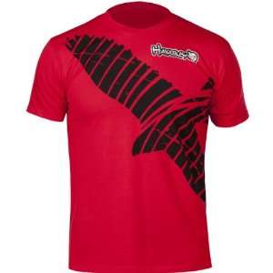 Hayabusa Official MMA Winged Strike T Shirts   Red / 2X Large  