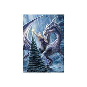  Winter Fantasy  Anne Stokes Yuletide Magic Greetings Card 