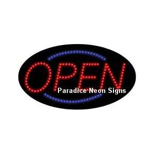  Open Chasing Flashing LED Sign 15 x 27: Sports & Outdoors