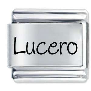  Name Lucero Italian Charms Bracelet Link: Pugster: Jewelry