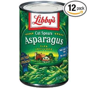 Libbys Cut Asparagus Spears, 14.5 Ounce: Grocery & Gourmet Food