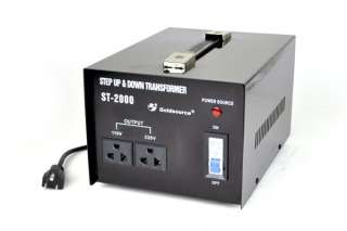 Goldsource ST 2000 W Watt Step Up Down 110V 220V Voltage Converter 