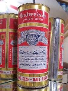 16 OZ BUDWEISER CALIF GOLD FLAT TOP OLD BEER CAN 226 15  