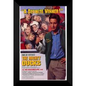  The Mighty Ducks 27x40 FRAMED Movie Poster   Style A