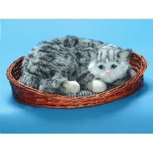  Furry Animal Kingdom Handmade Synthetic Breathing Cat 