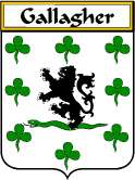 Family Crest 6 Decal  Irish  Gallagher or OGallagher  