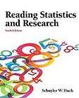 Reading Statistics and Research by Schuyler W. Huck 2011, Paperback 