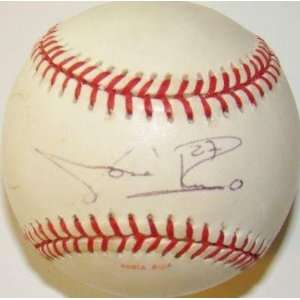 Jose Rijo Signed Ball   1990 World Series   Autographed Baseballs 