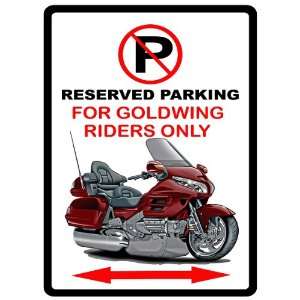   : Honda Goldwing Motorcycle Cartoon No Parking Sign: Everything Else