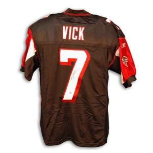  Michael Vick Autographed Uniform   NEW BLACKREEBOK: Sports 