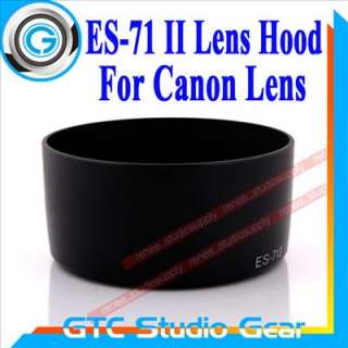 Lens Hood for Canon ES 71II EF 50mm f/1.4 Lens Filter  