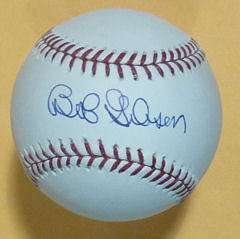 BOB GIBSON AUTOGRAPHED MLB BASEBALL ST LOUIS CARDINALS  