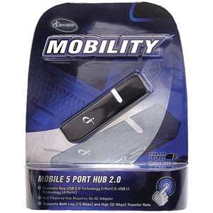  I CONCEPTS M04317 Mobile 4 Port USB 2.0 Hub: Electronics