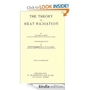The theory of heat radiation Max Planck  Kindle Store