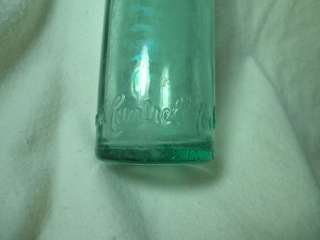 Vintage Cantrell Cochrane Green Glass Soda Bottle  