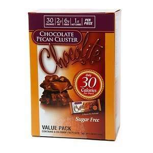 Chocolite Sugar Free Chocolate Packs, Pecan Cluster, 6 ea