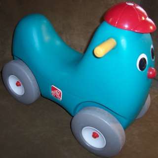 STEP 2 VINTAGE OLLIE CAPPY RIDE ON WORM ROLLER COASTER CAR TOY~HTF 