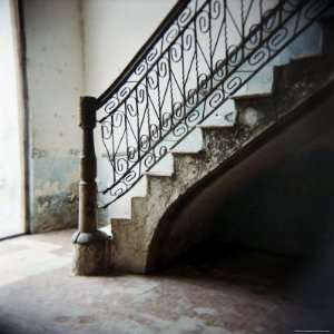  Ornate Ironwork on Stairs, Cienfuegos, Cuba, West Indies 