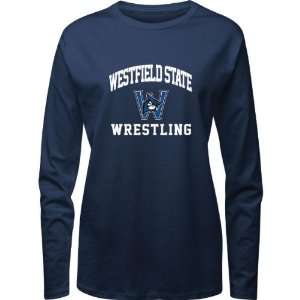  Westfield State Owls Navy Womens Wrestling Arch Long 