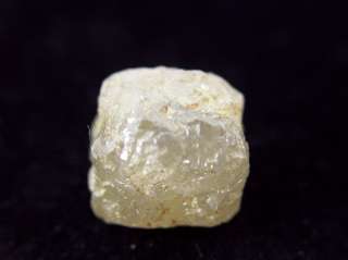 08 carat translucent Rough Diamond cube  