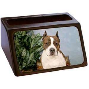  American Staffordshire Terrier Business Card Holder 