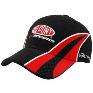  #24 Jeff Gordon Black Driver Pit Adjustable Hat: Sports 