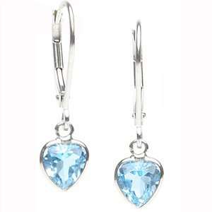   Blue Topaz Dangle Earrings (2.0 cts.tw.) Evyatar Rabbani Jewelry