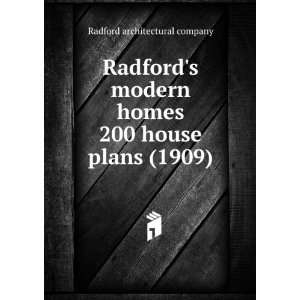   plans (1909) (9781275178151) Radford architectural company Books