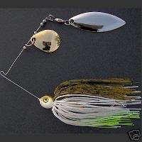 oz Spinnerbait ~ Style H ~ Olive Alewife  