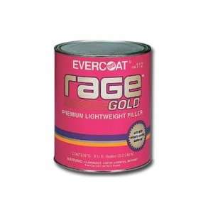  RAGE GOLD FILLER GL EVERCOAT Includes Large Blue Hardener 