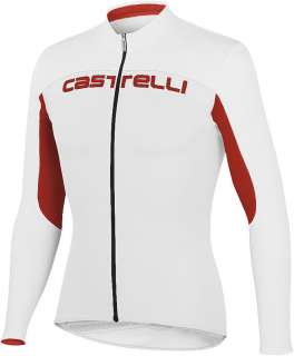 CASTELL Prologo HD CYCLING JERSEY Long Sleeve WHITE Large  