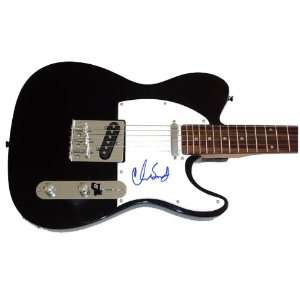  RHCP Chad Smith Autographed Signed Tele Guitar & Proof PSA 
