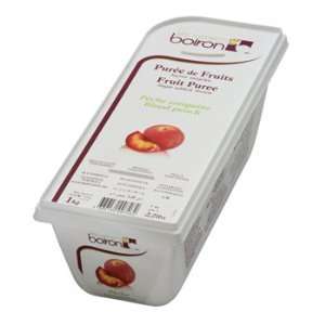 French Frozen Fruit Puree, Blood Peach Grocery & Gourmet Food