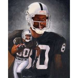  Jerry Rice Oakland Raiders Giclee on Canvas: Sports 