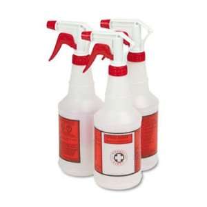  Plastic Sprayer Bottles, 24 oz., 3 Bottles/Pack 